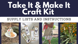 Craft photos, cup with birdseed, primitive book marks, tan beach bag with W on it in black, wine cord bird house decorations for indoor plants
