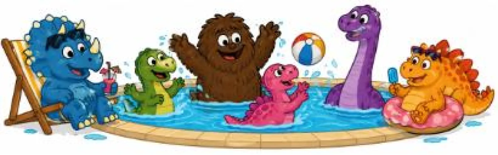 Dinosaur Pool Party