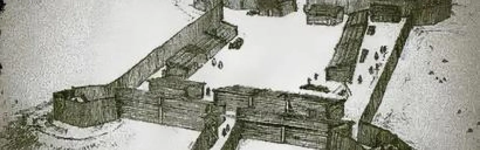 Drawing of Fort Laurens